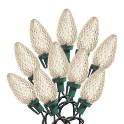 Celebrations Basic LED C9 White 25 ct String Christmas Lights 16 ft.