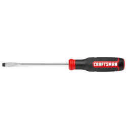 Craftsman 6 in. Slotted 5/16 in. Screwdriver Steel Black/Red 1 pc.