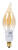 Feit Electric Vintage Style CA10 E12 (Candelabra) LED Bulb Warm White 40 Watt Equivalence 1 pk