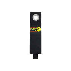 Wrap-It 12 in. L x 2 in. W Bundling Strap Black 100 lb. 1 each