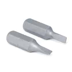 Ace 3 x 1 in. L S2 Tool Steel 1/4 in. Hex Shank 2 pc. Insert Bit Slotted