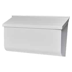 Gibraltar Mailboxes Galvanized Steel Wall-Mounted Mailbox 9-3/4 in. H x 16.61 in. W x 9-3/4 in.