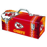 Sainty International 16.25 in. Steel Art Deco Tool Box 7.75 in. H x 7.1 in. W Kansas City Chiefs