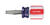 Craftsman 1-1/2 in. Slotted 1/4 Screwdriver Steel Red 1