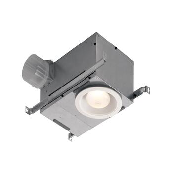 Broan 70 CFM Recessed Fan with Lighting 1.5 Sones