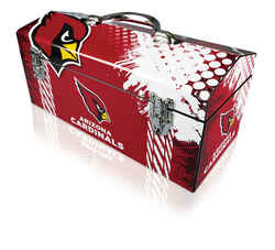 Windco 16.25 in. Steel Arizona Cardinals Art Deco Tool Box 7.1 in. W x 7.75 in. H