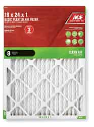 Ace 18 in. W X 24 in. H X 1 in. D Cotton 8 MERV Pleated Air Filter