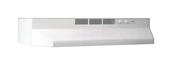 Broan 24 in. W Range Hood White