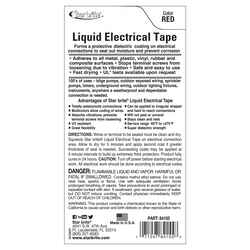 Star Brite 4 in. W x 7 in. L Red Liquid Electrical Tape