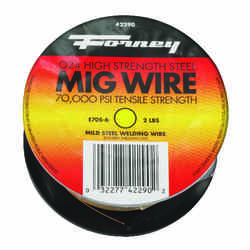 Forney MIG Welding Wire 70000 psi 2 lb. 0.024 in. Mild Steel