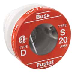Bussmann 20 amps 125 volts Plastic Dual Element Tamper Proof Plug 4 pk