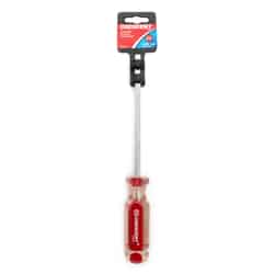 Crescent 6 in. Slotted 3/16 in. Screwdriver Metal Red 1 pc.