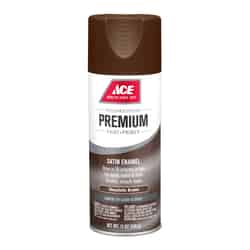 Ace Premium Satin Chocolate Brown 12 oz. Enamel Spray Paint
