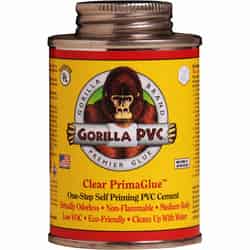 Gorilla PVC PrimaGlue Clear Primer and Cement For PVC 4 oz