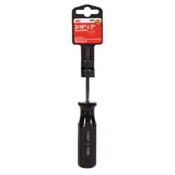 Ace 3/16 Screwdriver Steel Black Slotted 3 in. 1