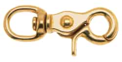 Campbell Chain 1/2 in. Dia. x 2-1/2 in. L Polished Bronze Trigger Snap 40 lb.