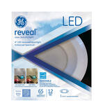 GE Lighting Reveal Matte White 6 in. W Steel Dimmable Recessed Downlight LED