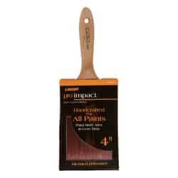 Linzer Pro Impact 4 in. W Flat Paint Brush
