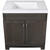 Continental Cabinets Single Bright Grey Vanity Combo 33-1/2 in. H x 30 in. W x 18 in. D