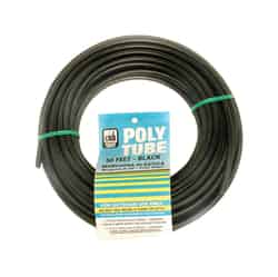 Dial 1/4 in. H x 1/4 in. W Black Delrin Sleeve and Poly Tube Brass Insert Poly