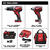 Milwaukee M18 18 V Cordless Brushed 2 Hammer Drill and Impact Driver Kit