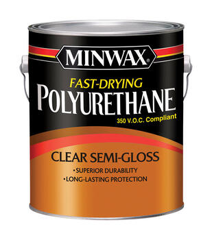 Minwax Semi-Gloss Clear Oil-Based Fast-Drying Polyurethane 1 gal