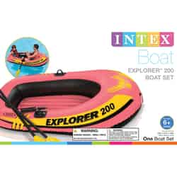 Intex Orange Vinyl Inflatable Boat