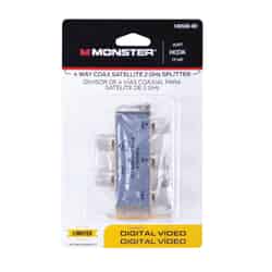 Monster Cable Hook It Up Satellite Splitter 75 Ohm 2150 mHz 1 each