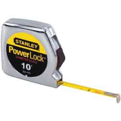 Stanley PowerLock 10 ft. L x 0.25 in. W Tape Measure 1 pk Yellow