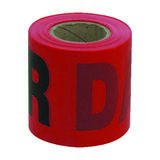 C.H. Hanson 200 ft. L x 3 in. W x 3 in. W Danger Barricade Tape Red Plastic