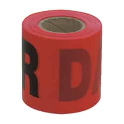 C.H. Hanson 200 ft. L x 3 in. W x 3 in. W Danger Barricade Tape Red Plastic