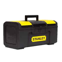 Stanley 10 in. H x 11 in. W Plastic 23 in. Tool Box Black