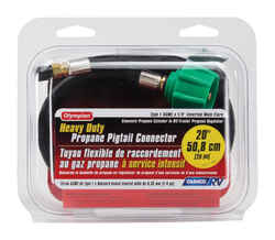 Camco 20 in. L Pigtail Propane Hose Connector