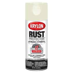 Krylon Rust Protector Gloss Ivory Spray Paint 12 oz