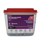 Ace 8 Sizes x 1 in. L Hex Zinc-Plated Self- Drilling Screws Steel 5 lb. Hex Washer Head
