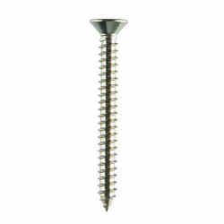 HILLMAN 12 x 2 in. L Phillips Flat Head Stainless Steel Sheet Metal Screws 100 per box