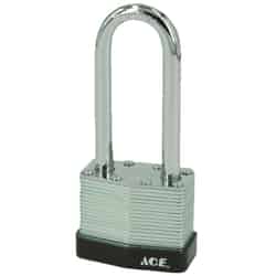 Ace 1-5/16 in. H x 1-9/16 in. W Steel Double Locking Padlock 1 pk