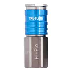 Tru-Flate Aluminum Coupler 1/4 in. Female 1 pc.