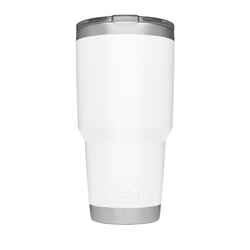 YETI Rambler White Stainless Steel MagSlider 30 oz. Insulated Tumbler BPA Free