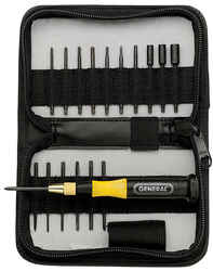 General Tools Assortment 2 in. L x Multi-Size Screwdriver Bit - in. 18 pc.