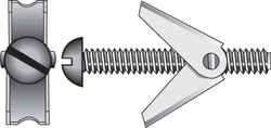 HILLMAN Fas-N- Tite 1/4 in. Dia. x 3 L Round Steel 6 pk Toggle Bolt