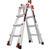 Little Giant Velocity 17 ft. H Aluminum Extension Ladder Type IA 300 lb