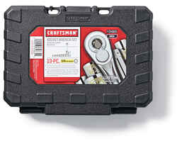 Craftsman Assorted in. x 3/8 in. drive SAE 6 Point Socket Wrench Set 13 pc.