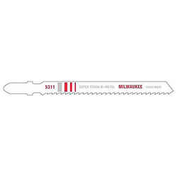 Milwaukee 4 in. T-Shank Wood cutting Bi-Metal Jig Saw Blade 5 pk 10 TPI