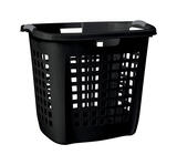 Sterilite Laundry Basket Black Plastic