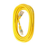 Yellow Jacket Outdoor 25 ft. L Yellow Extension Cord 12/3 SJTW