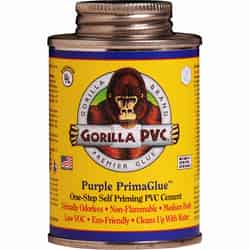 Gorilla PVC PrimaGlue Purple Primer and Cement For PVC 4 oz