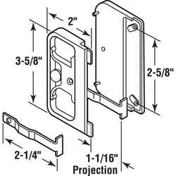 Prime-Line Black Black Plastic Latch and Pull 1 pk