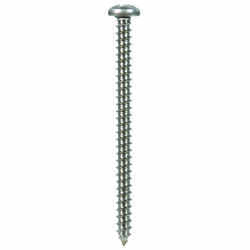 Hillman No. 12 x 3 in. L Phillips Pan Head Stainless Steel Sheet Metal Screws 50 1 pk