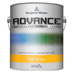 Benjamin Moore Advance High-Gloss Base 1 Alkyd/Styrene Acrylate Paint 1 gal